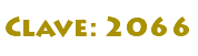 Clave: 2066